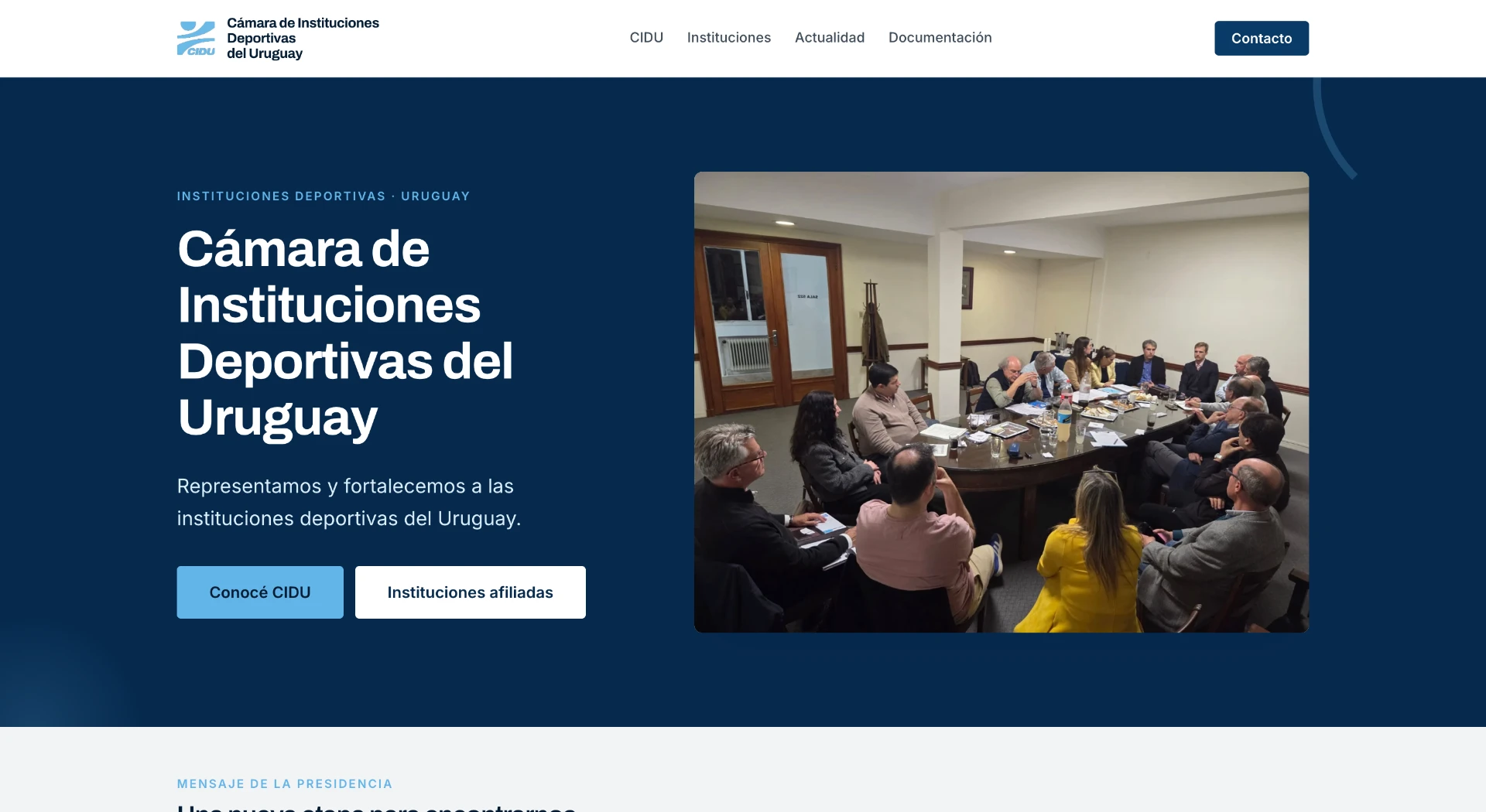 CIDU — sitio web